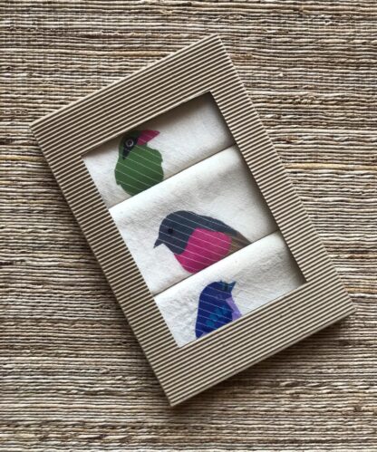 Calyz Bird Kitchen Towel Set G of 3 - Image 4